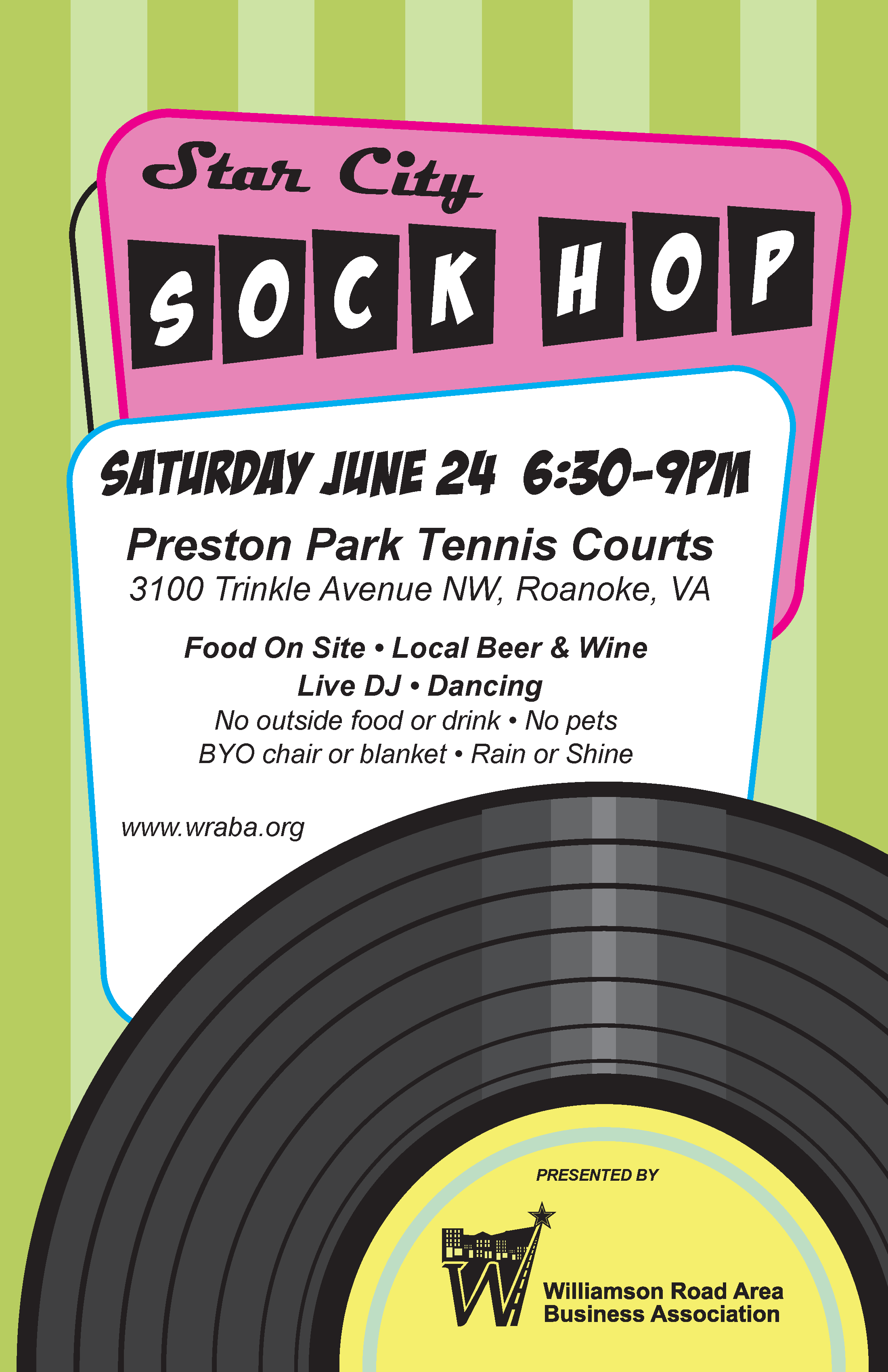Sock Hop Poster